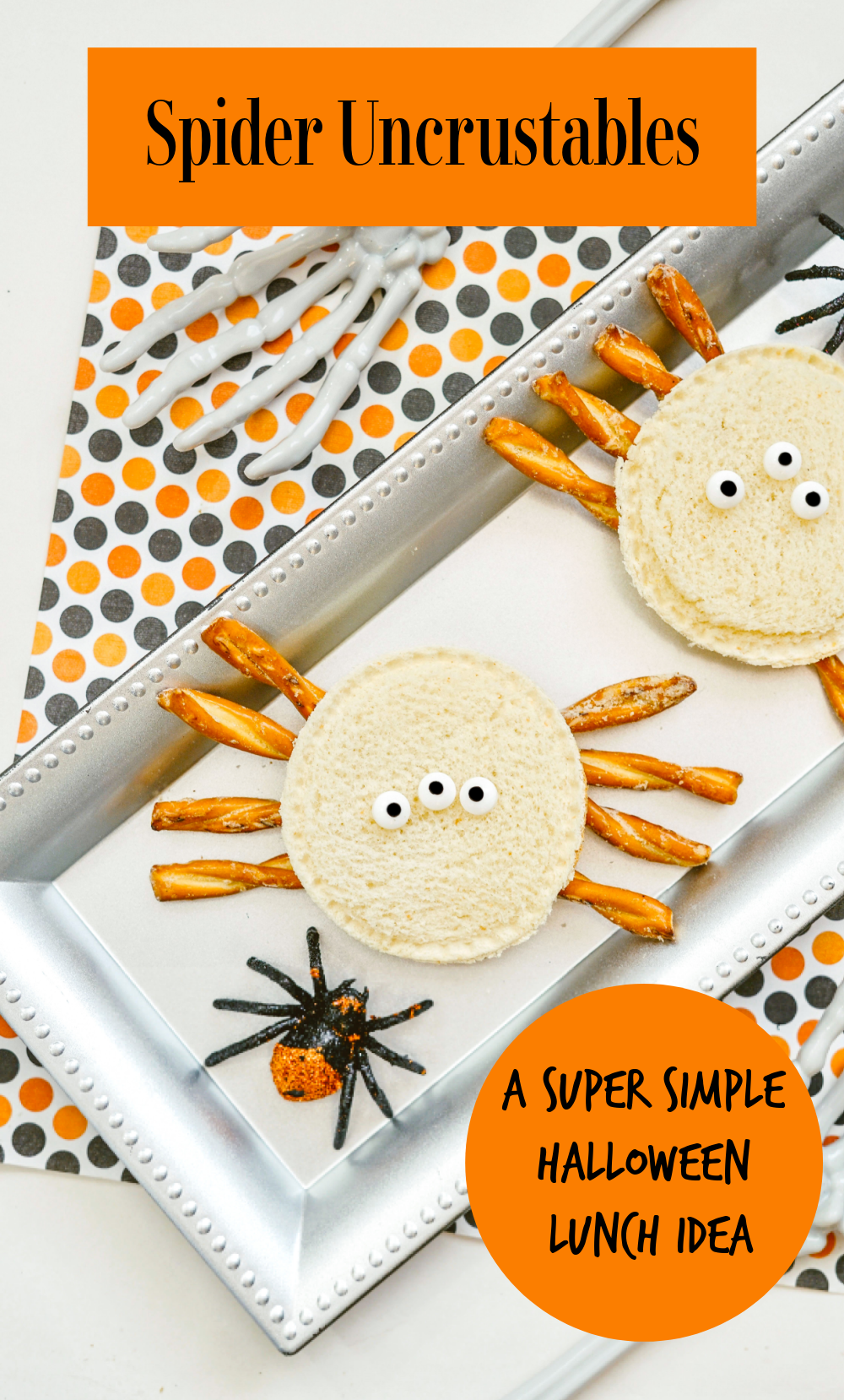 Spider Uncrustables: A Super Simple Halloween Lunch Idea
