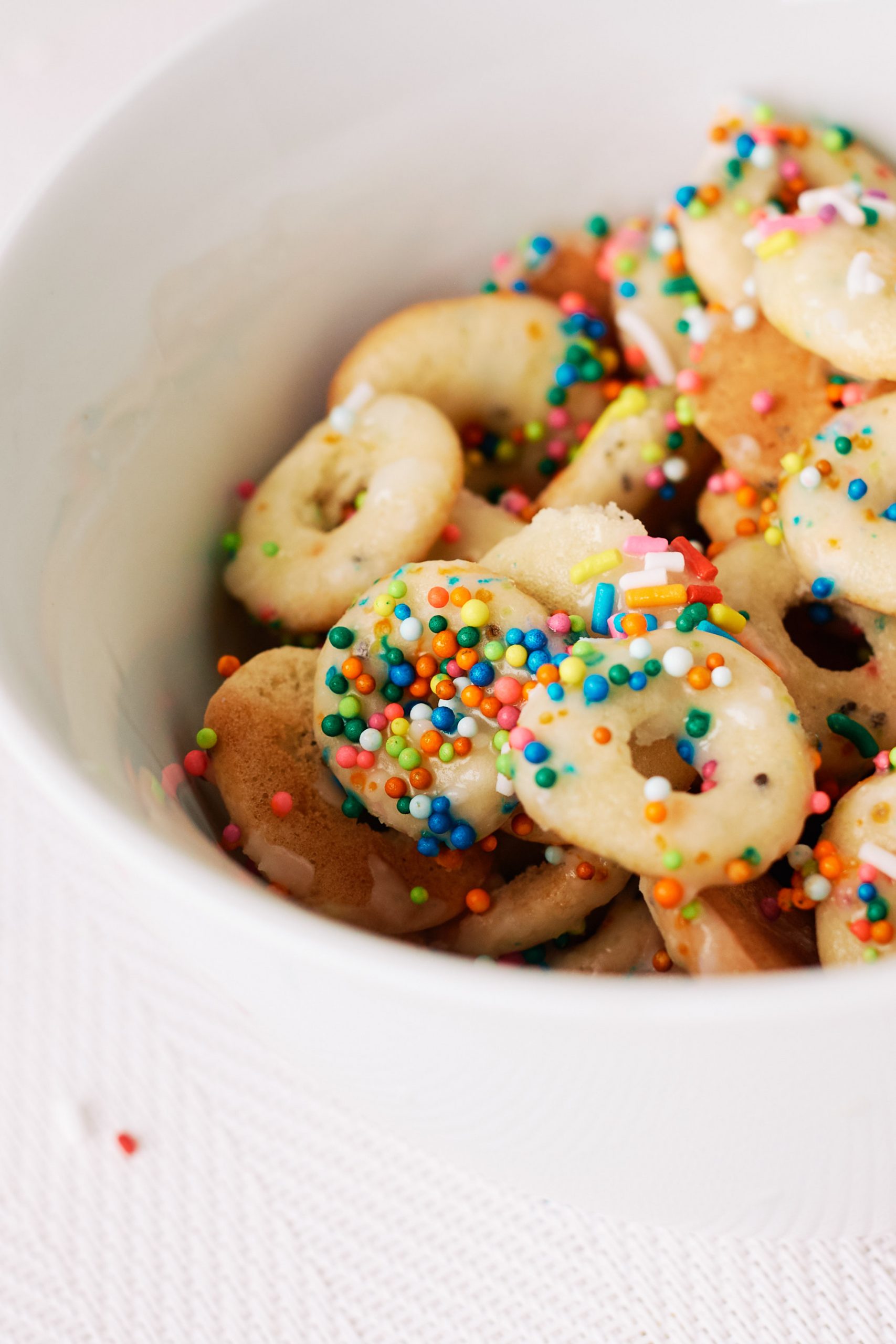 mini donuts "cereal"