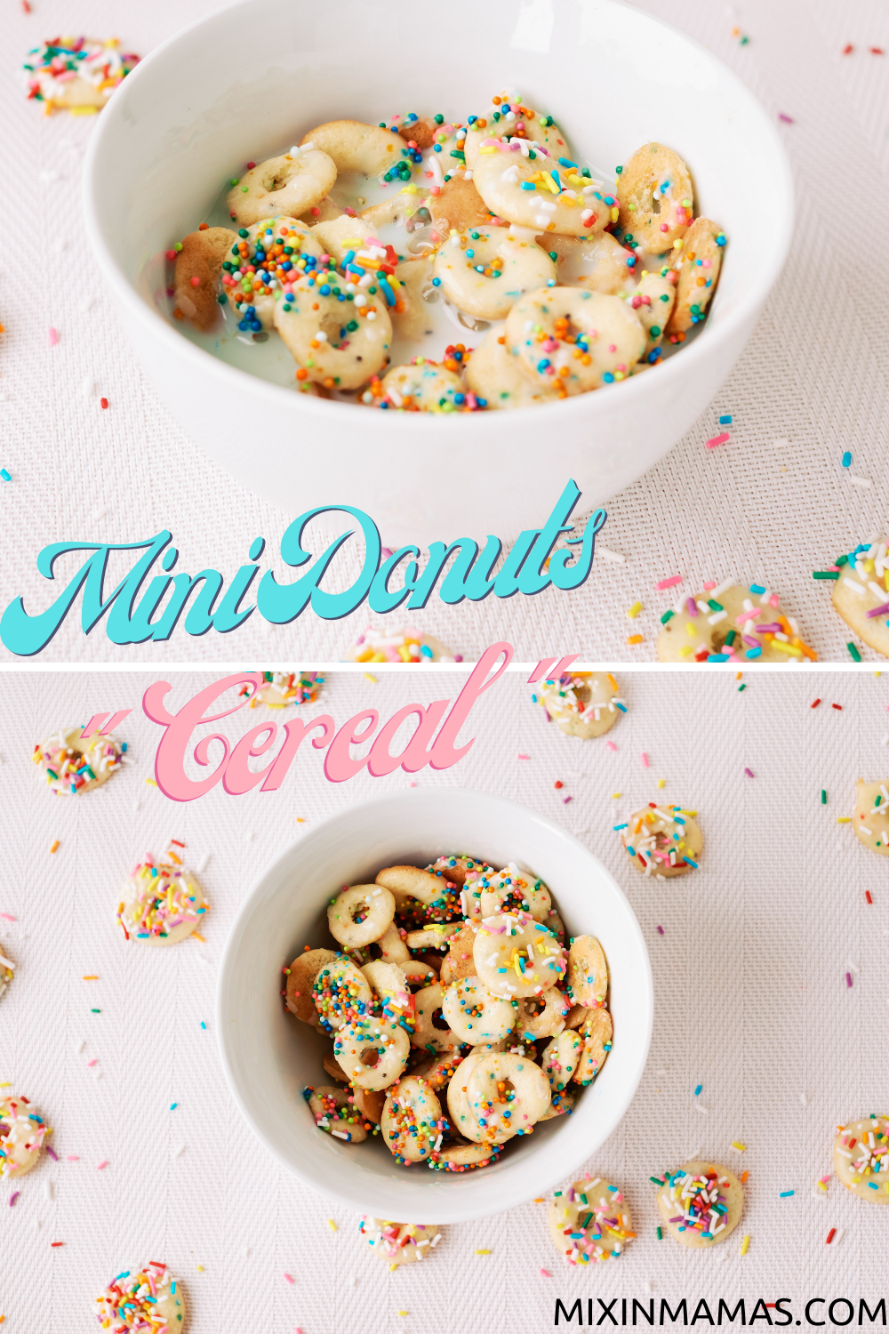 mini donuts "cereal"