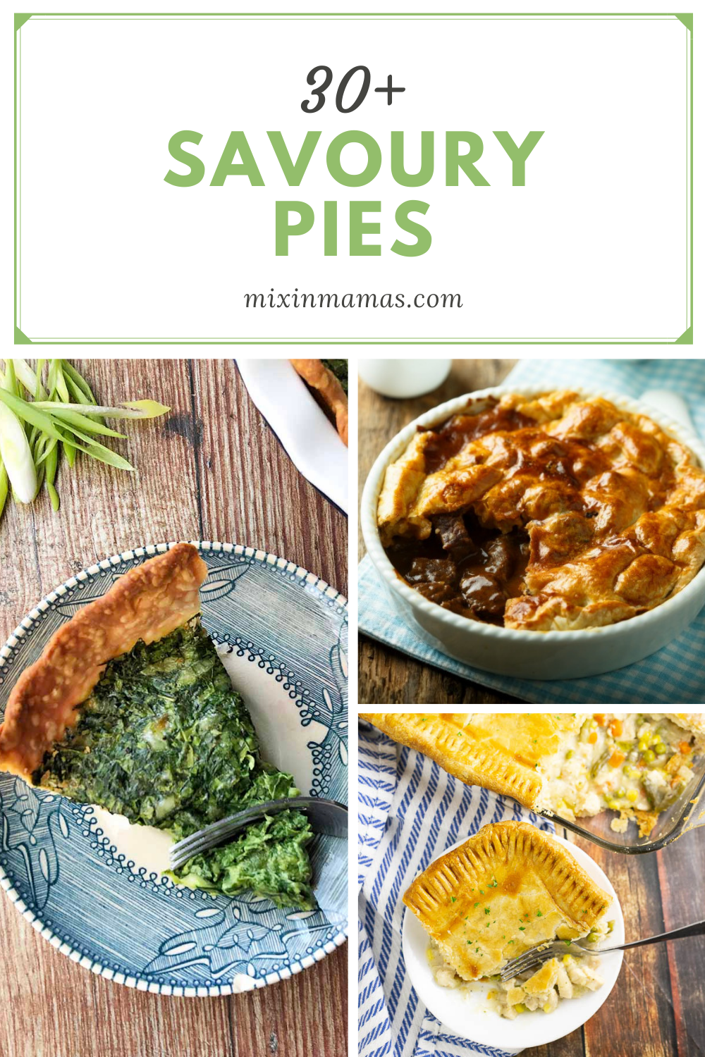 30+ savoury pie recipes