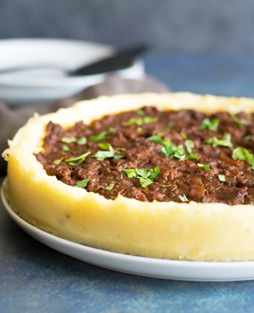 kid-friendly sloppy joe mashed potato pie