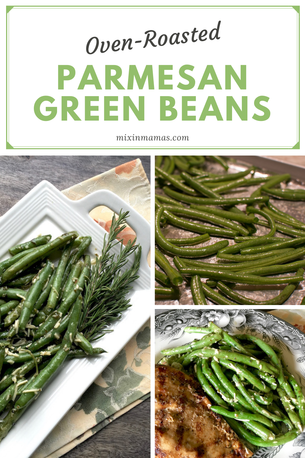 Oven-Roasted Parmesan Green Beans