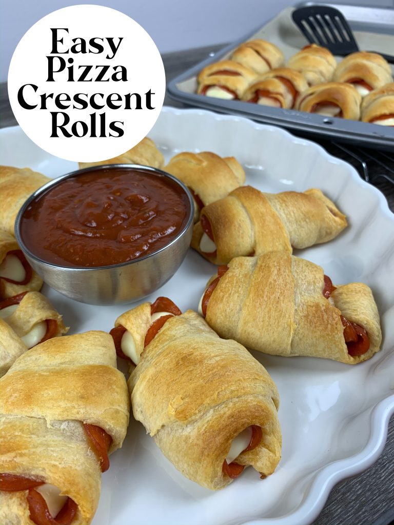 4 ingredient pizza crescent rolls