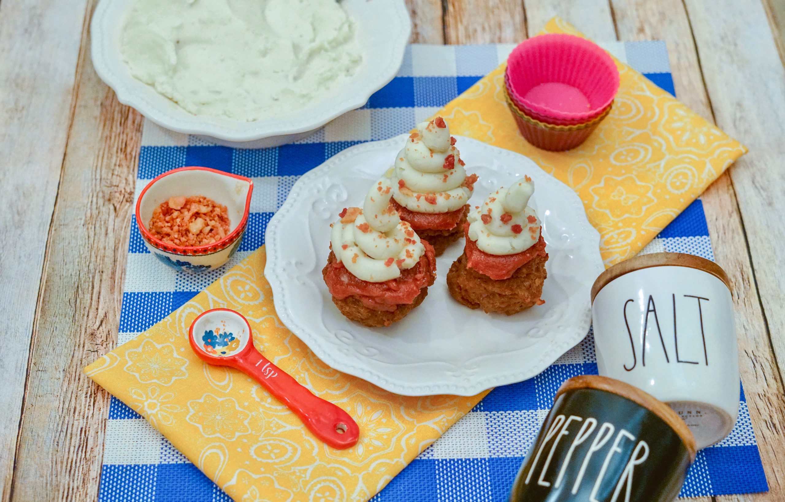 Meatloaf Cupcakes Recipe Mixin Mamas