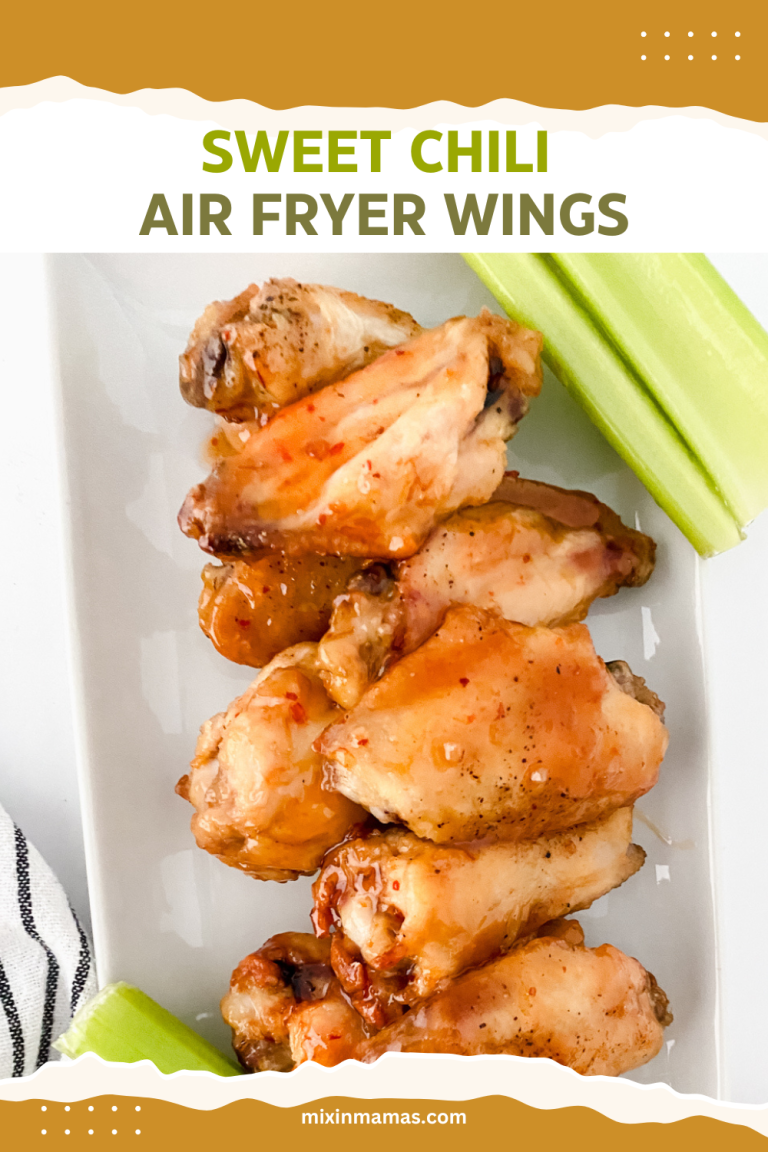 Sweet Chili Air Fryer Wings Mixin Mamas