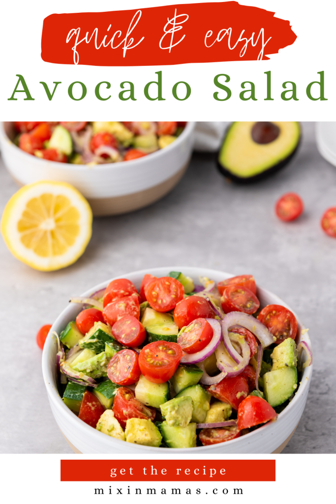 quick and easy avocado salad