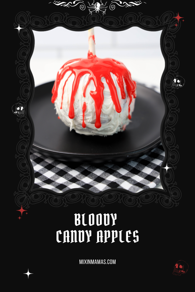 bloody candy apples