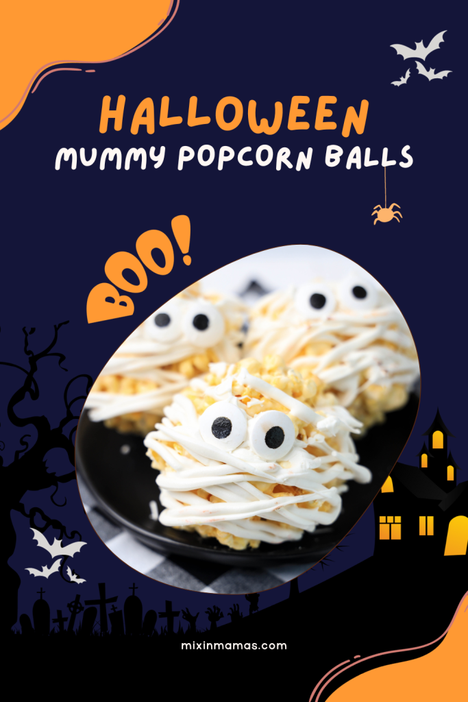 mummy popcorn balls