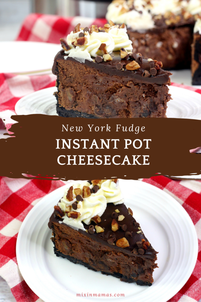 New York Fudge Cheesecake in the instant pot