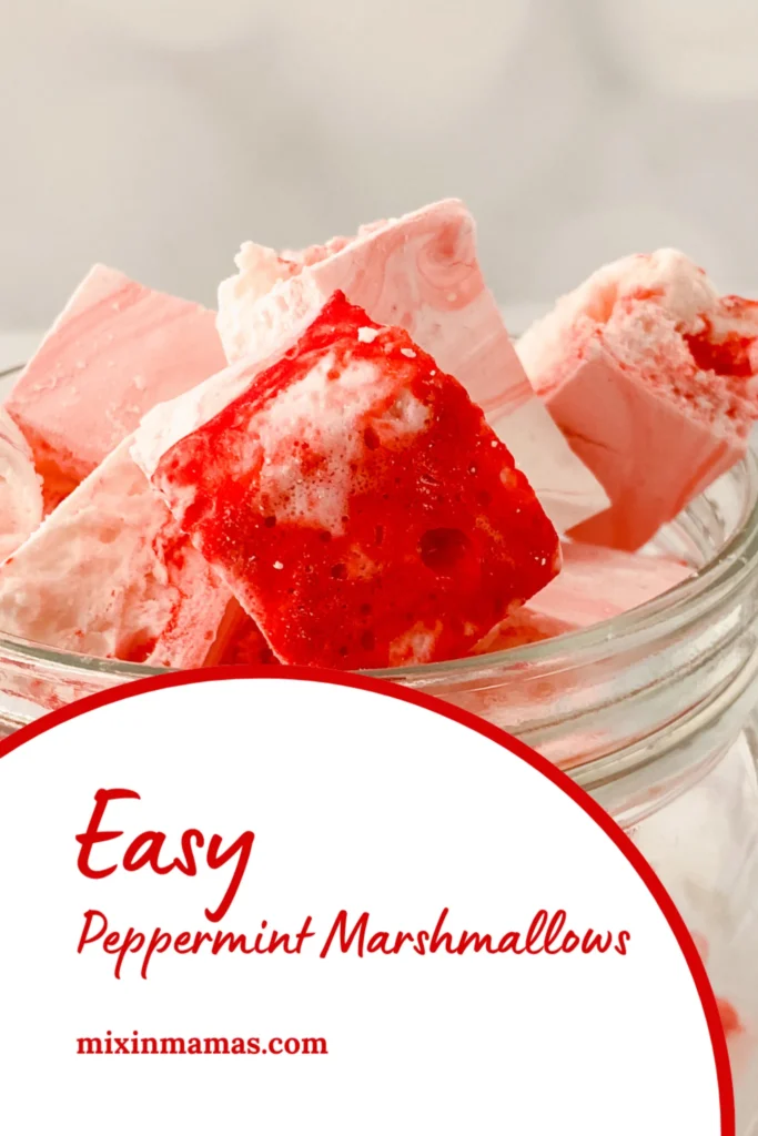 Easy peppermint marshmallows recipe perfect for holidays and gifting