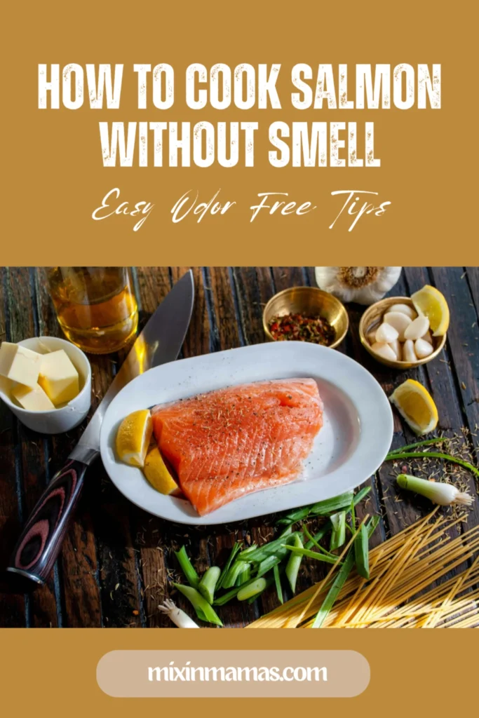 How to cook salmon without smell with easy odor-free tips and seasoned salmon on plate